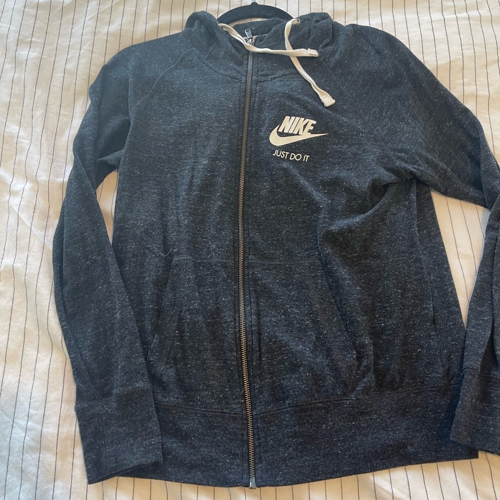 Nike Full Zip Heather Gray Jacket